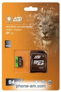 AGI TF138 microSDHC AGI064GU1TF138 64GB ( )