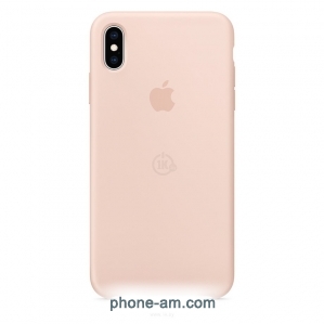 Apple Silicone Case  iPhone XS Max Pink Sand