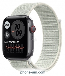 Apple Watch SE GPS + Cellular 44mm Aluminum Case with Nike Sport Loop