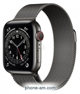 Apple Watch Series 6 GPS + Cellular 40mm Stainless Steel Case with Milanese Loop