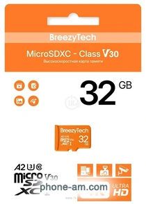 BreezyTech Ultra microSDHC Class 10/A2/V30 32GB ( )