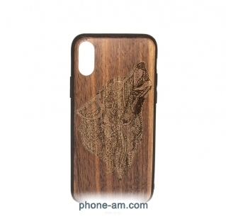 Case Wood  Apple iPhone X ( ,  II)