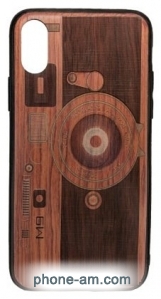 Case Wood  Apple iPhone X (, )