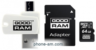 GOODRAM ALL in ONE microSDXC M1A4-0640R12 64GB