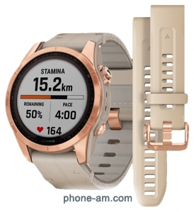 Garmin Fenix 7S Sapphire Solar ( )