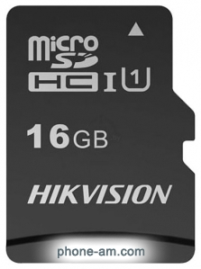 Hikvision microSDHC HS-TF-C1(STD)/16G/Adapter 16GB