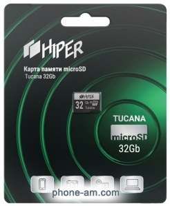 Hiper microSDHC 32GB Class 10 UHS-1 U3 HI-MSD32GU3V30