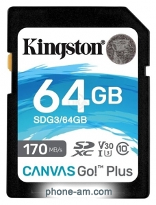 Kingston Canvas Go! Plus SDXC 64GB