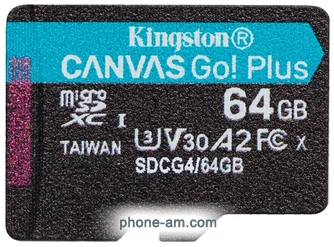 Kingston Canvas Go! microSDXC 64GB SDCG4/64GB