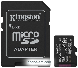 Kingston Canvas Select Plus microSDXC 512GB SDCS3/512GB ( )