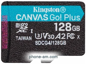 Kingston Canvas Go! microSDXC 128GB SDCG4/128GBSP