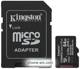Kingston Canvas Select Plus microSDXC 64GB SDCS3/64GB ( )