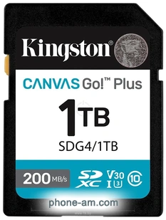 Kingston Canvas Go! Plus SDXC 1TB SDG4/1TB