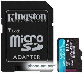 Kingston Canvas Go! microSDXC 512GB SDCG4/512GB ( )
