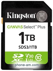 Kingston Canvas Select Plus SDXC 1TB SDS3/1TB