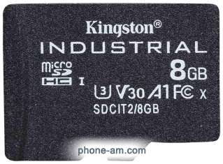 Kingston Industrial microSDHC SDCIT2/8GBSP 8GB