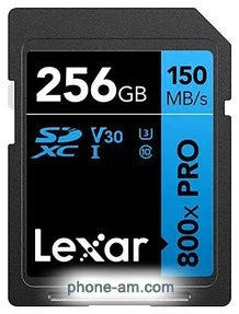 Lexar High-Performance 800x Pro SDXC LSD0800P256G-BNNNG 256GB