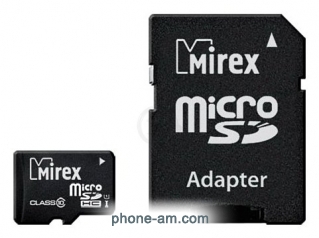 Mirex microSDHC Class 10 UHS-I U1 16GB + SD adapter