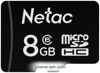 Netac P500 Standard microSDHC 8GB NT02P500STN-008G-N