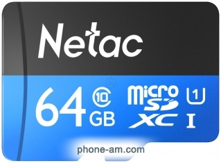 Netac P500 Standard microSDXC 64GB NT02P500STN-064G-N