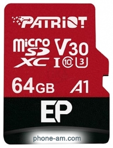 Patriot microSDXC EP Series PEF64GEP31MCX 64GB ( )