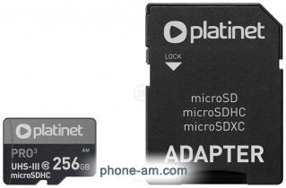 Platinet Pro 3 microSDXC PMMSDX256UIII 256GB