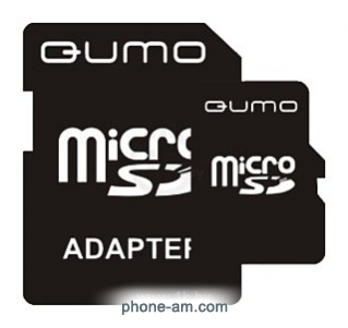 Qumo MicroSD 2Gb + SD adapter