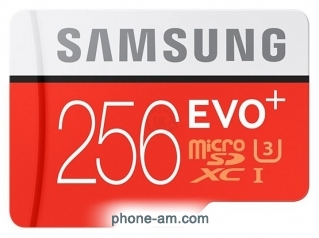 Samsung microSDXC EVO Plus 95MB/s 256GB + SD adapter