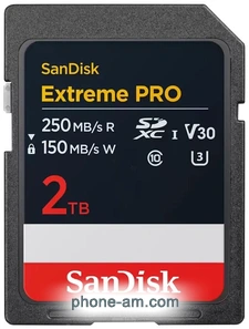 SanDisk Extreme PRO SDXC SDSDXXD-2T00-GN4IN 2TB