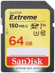 SanDisk Extreme SDXC SDSDXV6-064G-GNCIN 64GB