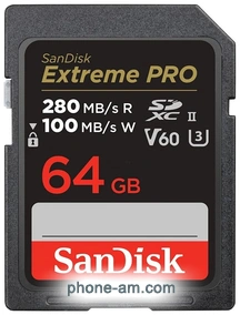 SanDisk Extreme PRO SDXC SDSDXEP-064G-GN4IN 64GB