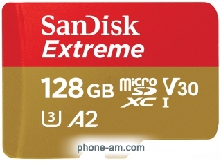 SanDisk Extreme microSDXC SDSQXAA-128G-GN6MN 128GB