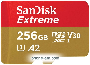 SanDisk Extreme microSDXC SDSQXA1-256G-GN6GN 256GB