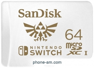 SanDisk For Nintendo Switch microSDXC SDSQXAT-064G-GNCZN 64GB