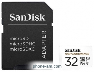 SanDisk High Endurance microSDHC SDSQQNR-032G-GN6IA 32GB ( )