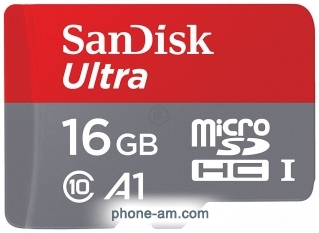 SanDisk Ultra microSDHC SDSQUAR-016G-GN6MN 16GB