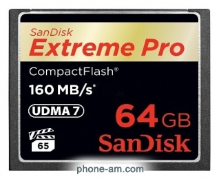 Sandisk Extreme Pro CompactFlash 160MB/s 64GB