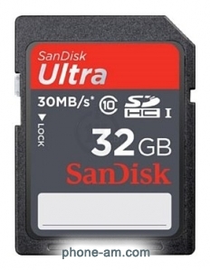 Sandisk Ultra SDHC Class 10 UHS-I 30MB/s 32GB