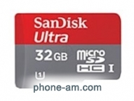 Sandisk Ultra microSDHC Class 10 UHS Class 1 30MB/s 32GB