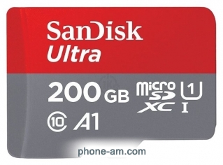 Sandisk Ultra microSDXC Class 10 UHS-I 100MB/s 200GB + SD adapter