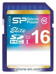 Silicon Power ELITE SDHC UHS Class 1 Class 10 16GB