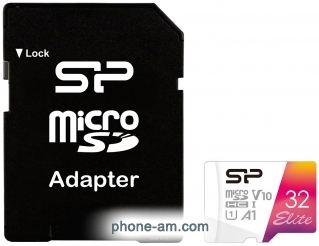 Silicon Power Elite microSDHC SP032GBSTHBV1V20SP 32GB