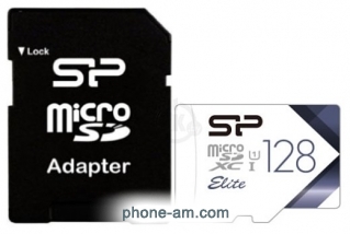 Silicon Power Elite microSDXC SP128GBSTXBU1V21SP 128GB + SD adapter