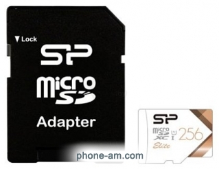 Silicon Power Elite microSDXC SP256GBSTXBU1V21SP 256GB ( )