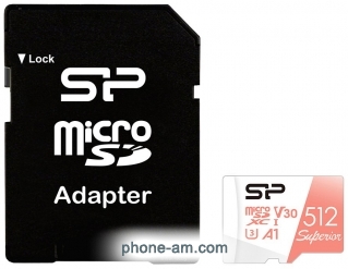 Silicon Power Superior A1 microSDXC SP512GBSTXDV3V20SP 512GB