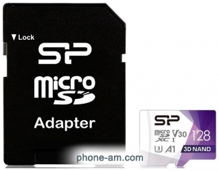 Silicon Power Superior Pro microSDXC SP128GBSTXDU3V20AB 128GB + SD adapter