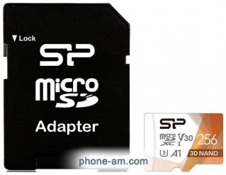 Silicon Power Superior Pro microSDXC SP256GBSTXDU3V20AB 256GB + SD adapter