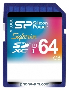 Silicon Power Superior SDXC UHS Class 1 Class 10 64GB