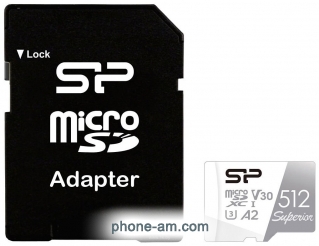 Silicon Power Superior microSDXC SP512GBSTXDA2V20SP 512GB ( )