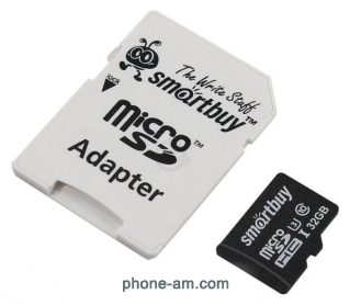 SmartBuy Professional microSDHC Class 10 UHS-I U3 32GB + SD adapter